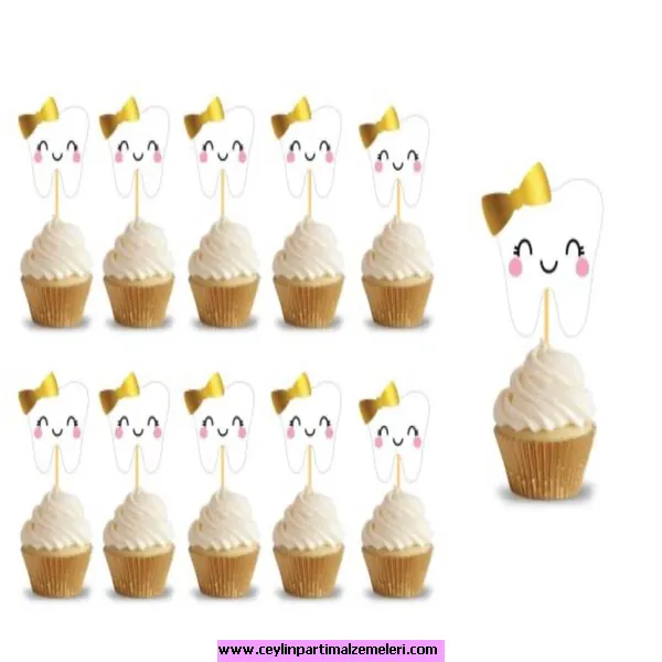 Diş Temalı 3D Kürdan